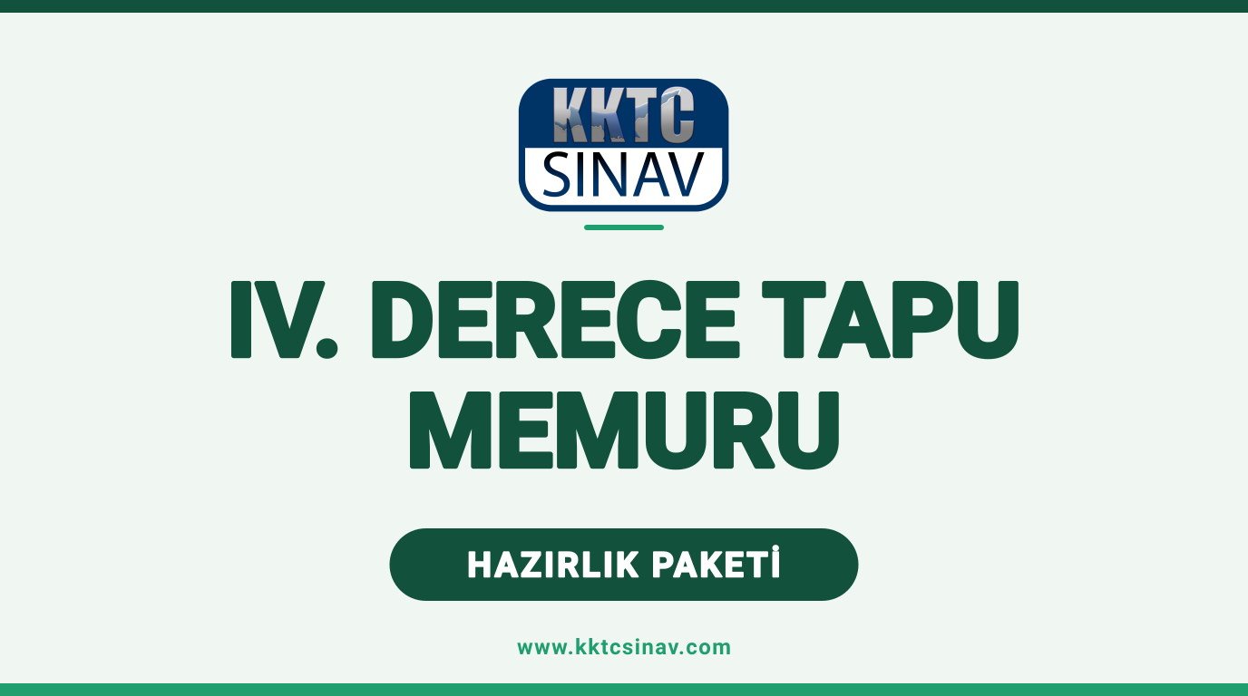 IV. Derece Tapu Memuru