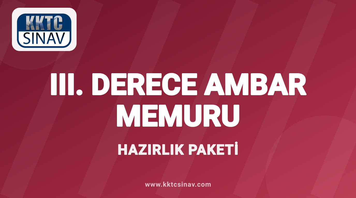 III. Derece Ambar Memuru