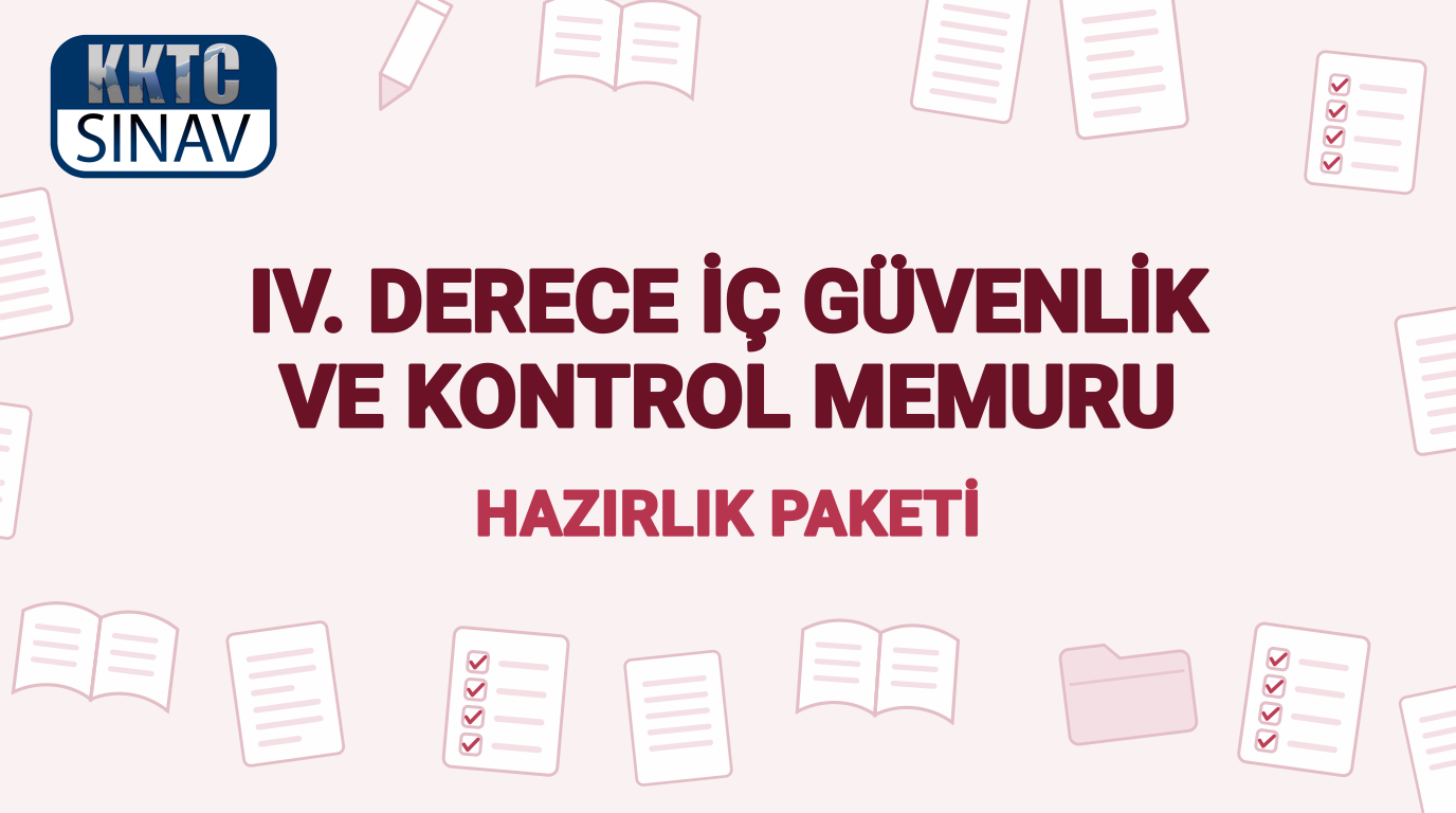 IV. Derece İç Güvenlik ve Kontrol Memuru