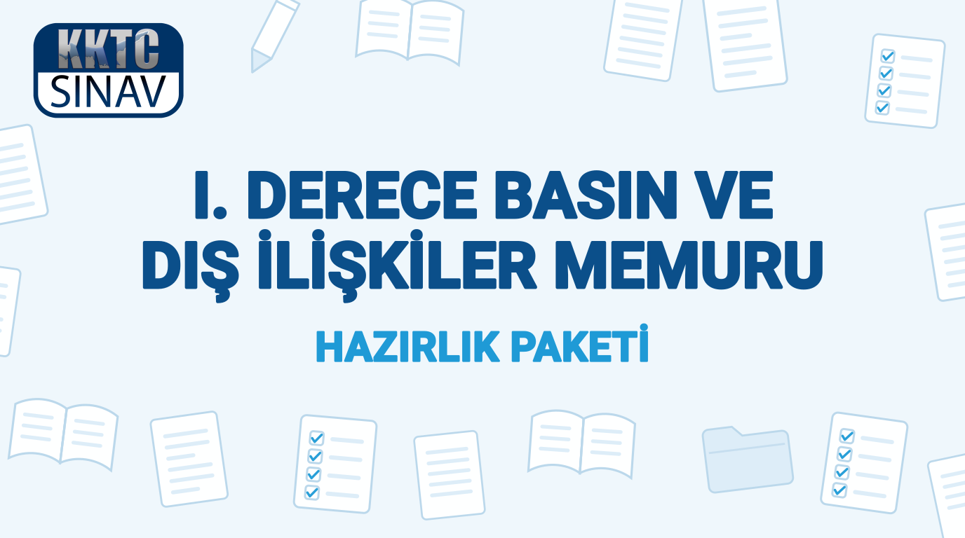I. Derece Basın ve Dış İlişkiler Memuru